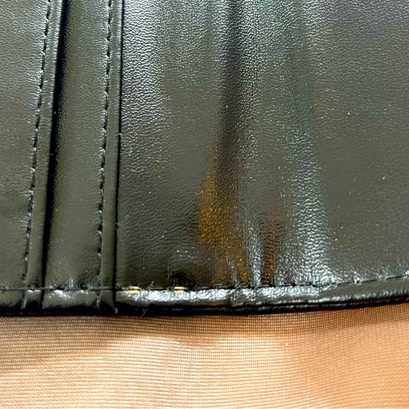 Bebe Black Quilted Wristlet - Picture 5 of 9